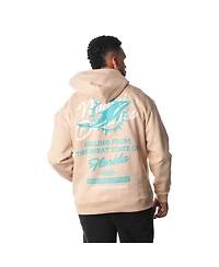 The Wild Collective Men's and Women's Cream Miami Dolphins Fleece Pullover Hoodie