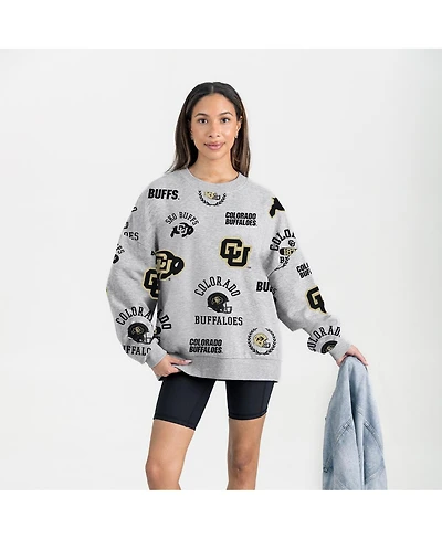 Gameday Couture Women's Gray Colorado Buffaloes Always on Repeat Fleece Sweatshirt