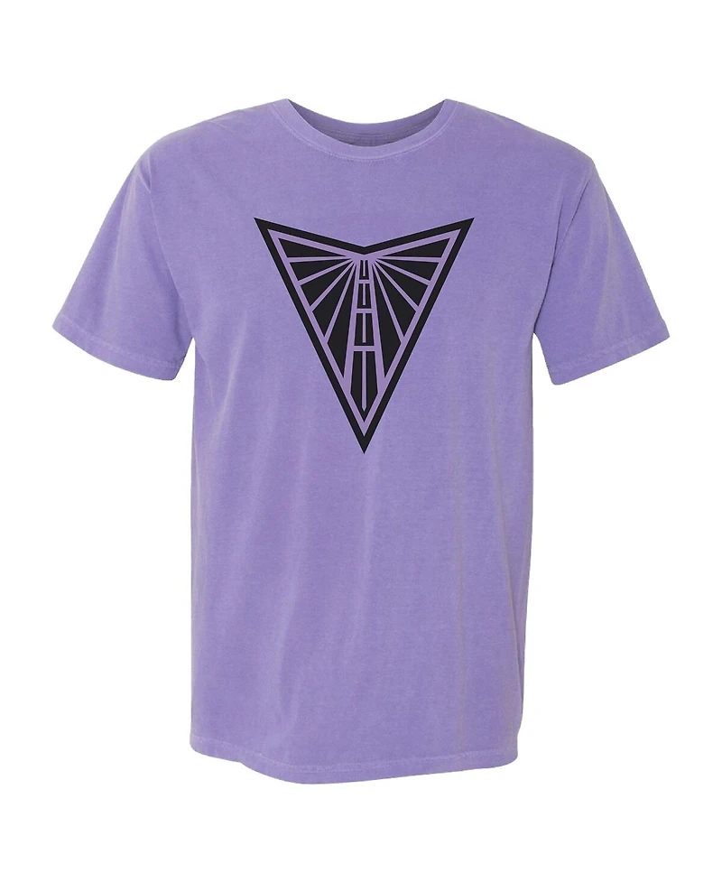 The Wild Collective Men's and Women's Violet Golden State Valkyries Heavy Wash Premium T-Shirt