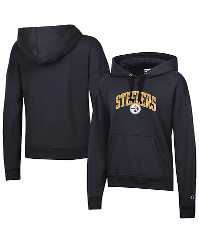 Champion Women's Black Pittsburgh Steelers Powerblend Hoodie