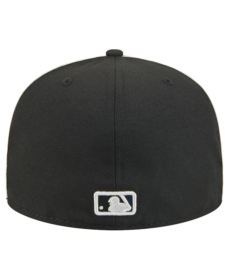 New Era Men's Black Detroit Tigers Soutache 59FIFTY Fitted Hat