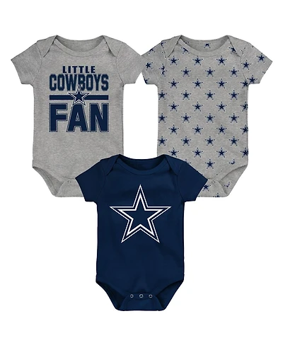 Outerstuff Newborn 3-Piece Dallas Cowboys Little Tike Bodysuit Set