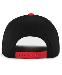 '47 Brand Men's Black/Red Atlanta Falcons Sundays Sure Shot Hitch Two-Tone Adjustable Hat