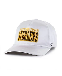 '47 Brand Women's White Pittsburgh Steelers Outspoken Hitch Adjustable Hat