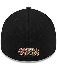 New Era Men's Black San Francisco 49ers 2025 Rivalries Collection Fan Pack 39THIRTY Flex Hat