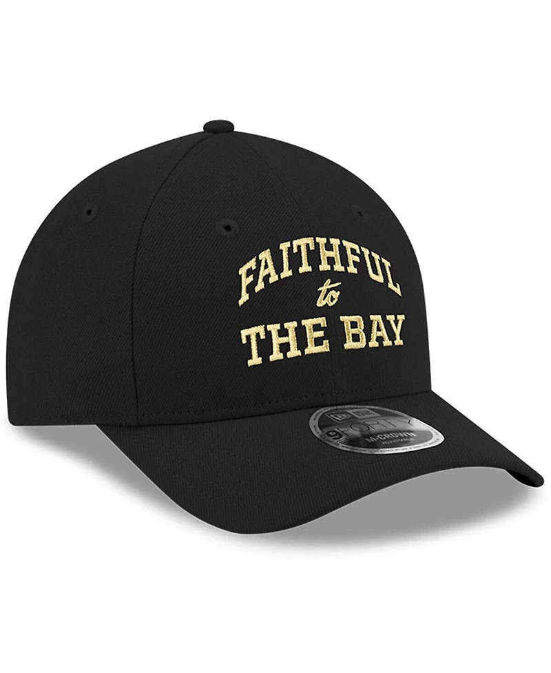 New Era Men's Black San Francisco 49ers 2025 Rivalries Collection Team 9FORTY M-Crown Adjustable Hat