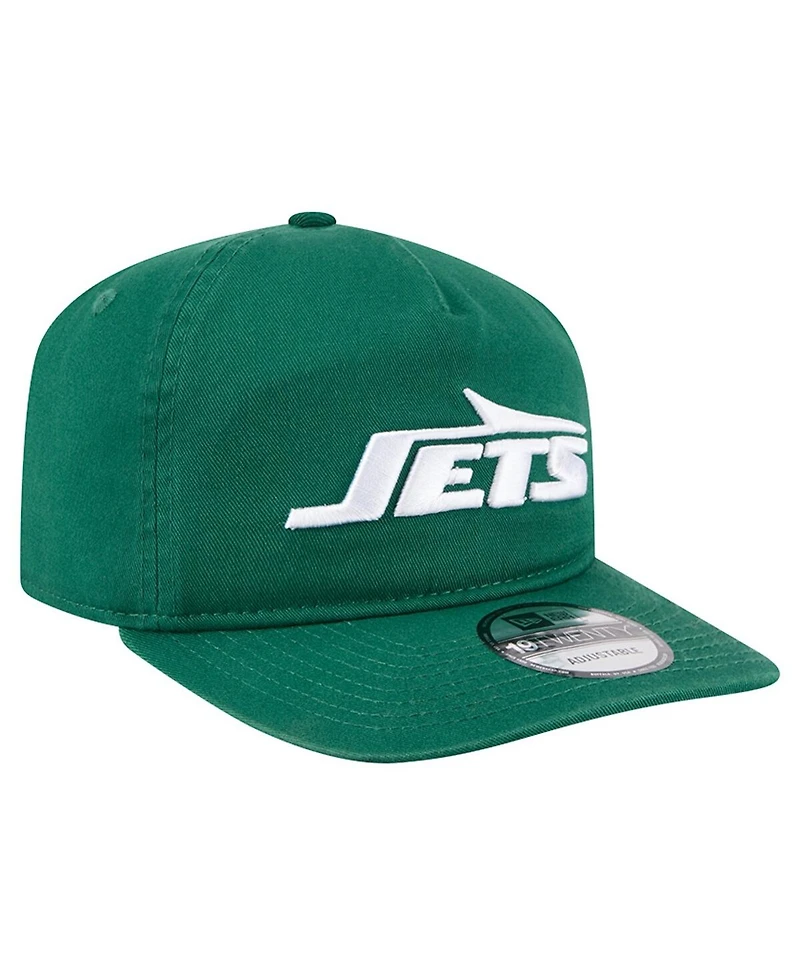 New Era Men's Green New York Jets Team 19TWENTY Adjustable Hat