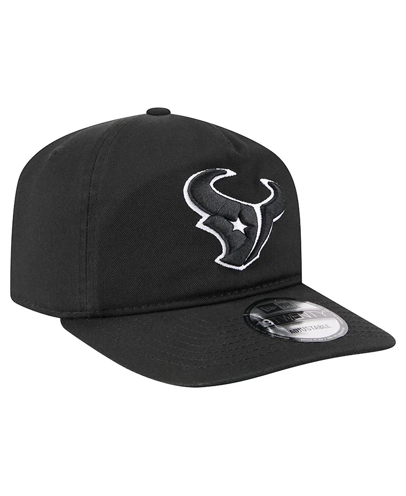 New Era Men's Black/White Houston Texans 19TWENTY Adjustable Hat