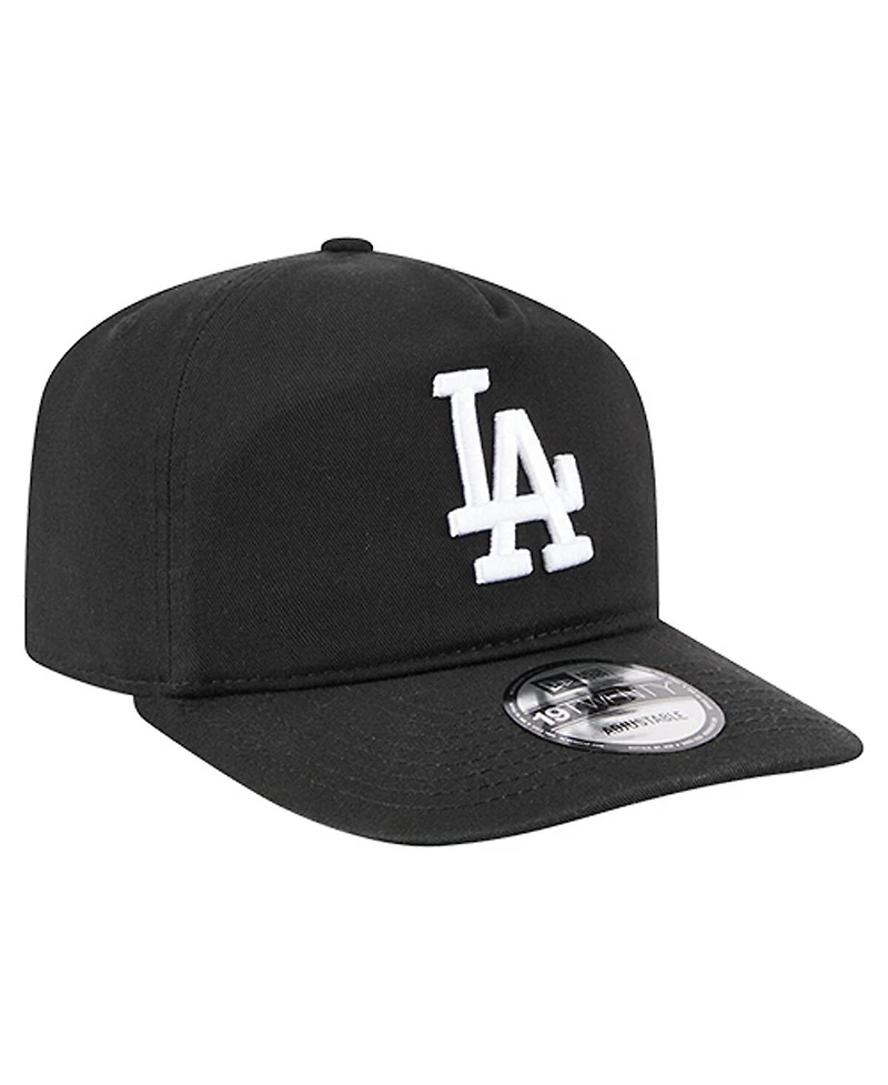 New Era Men's Black/White Los Angeles Dodgers 19TWENTY Adjustable Hat