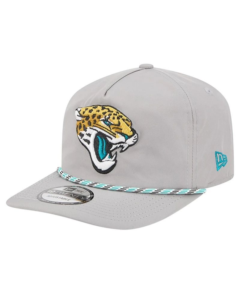 New Era Men's Gray Jacksonville Jaguars Rope 19TWENTY Hat