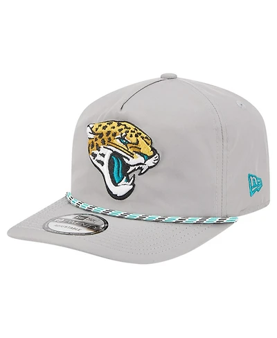 New Era Men's Gray Jacksonville Jaguars Rope 19TWENTY Hat