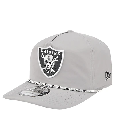 New Era Men's Silver Las Vegas Raiders Rope 19TWENTY Hat