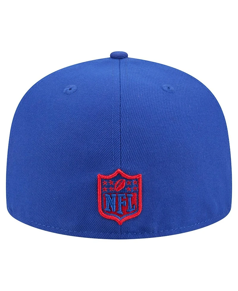 New Era Men's Royal Buffalo Bills Tri-Hit 59FIFTY Fitted Hat