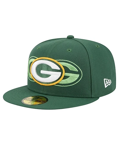 New Era Men's Green Bay Packers Tri-Hit 59FIFTY Fitted Hat
