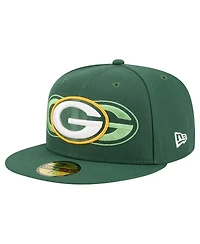 New Era Men's Green Bay Packers Tri-Hit 59FIFTY Fitted Hat