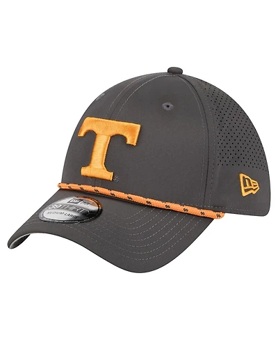 New Era Men's Charcoal Tennessee Volunteers Rope 39THIRTY Flex Hat