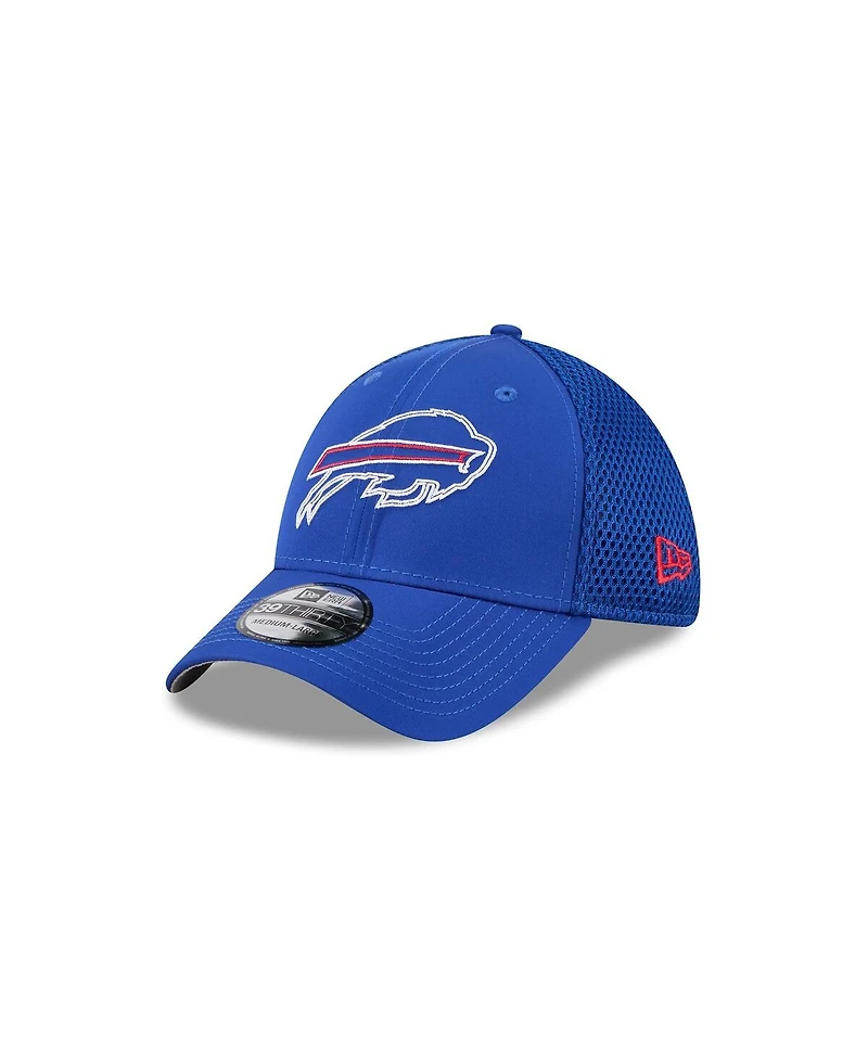 New Era Men's Royal Buffalo Bills Outline 39THIRTY Flex Hat
