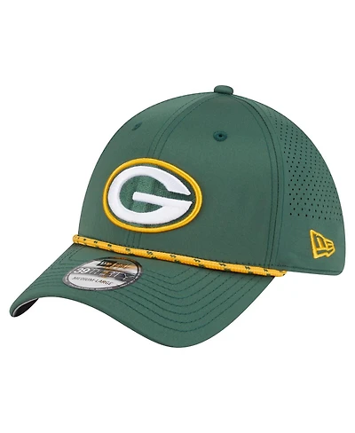 New Era Men's Green Bay Packers Perforated 39THIRTY Flex Hat