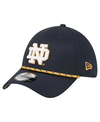 New Era Men's Navy Notre Dame Fighting Irish Rope 39THIRTY Flex Hat