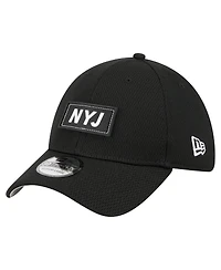 New Era Men's Black New York Jets Scoreboard 39THIRTY Flex Hat