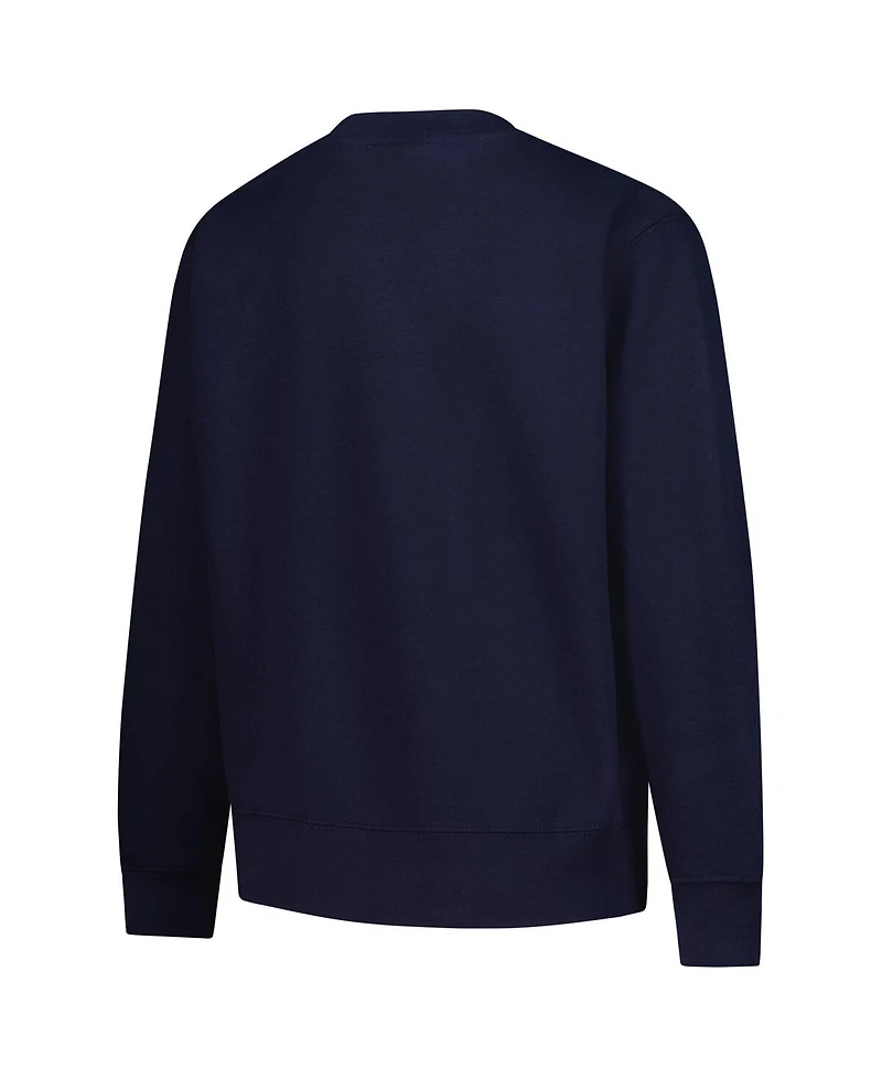 Outerstuff Big Boys and Girls Navy Chicago Bears Place Kicker Sweatshirt