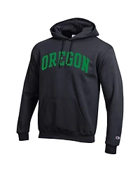 Champion Men's Black Oregon Ducks Basic Arch Fleece Pullover Hoodie