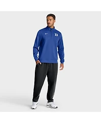 Nike Men's Royal Duke Blue Devils 2025 Coaches Premium Dri-fit Half-Zip Pullover Hoodie