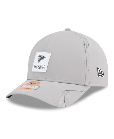 New Era Men's Gray Atlanta Falcons 2025 Sideline M-Crown 9FORTY Adjustable Hat