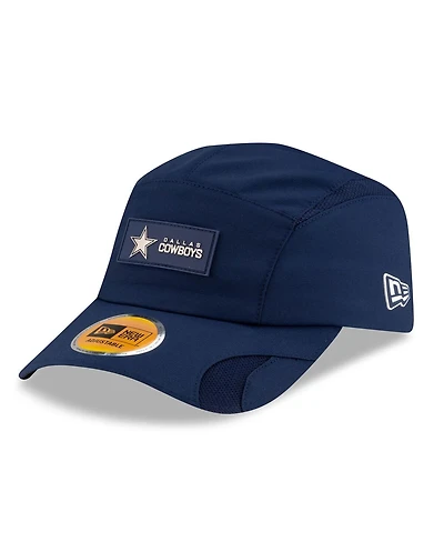 New Era Men's Navy Dallas Cowboys 2025 Sideline Runner Adjustable Hat