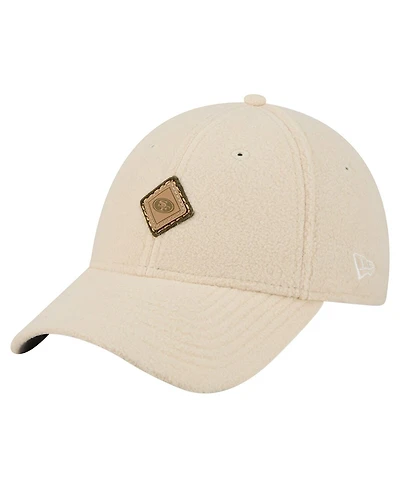 New Era Women's Cream San Francisco 49ers Comfy 9FORTY Adjustable Hat