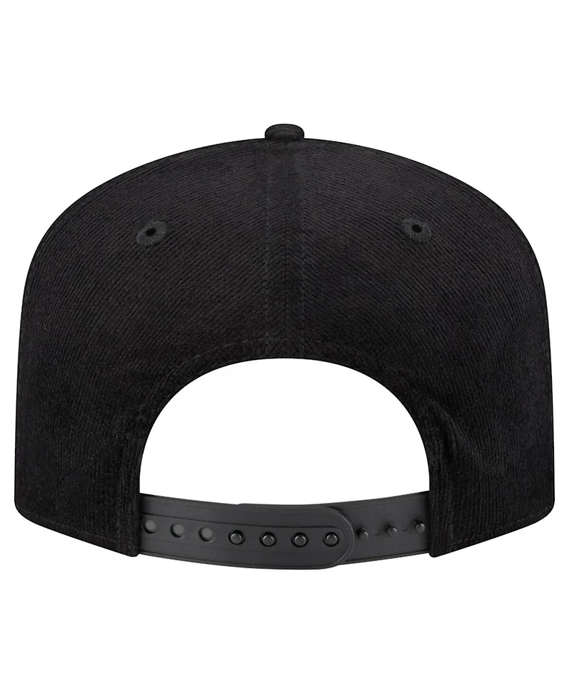 New Era Men's Black Dallas Cowboys Retro Joe Nostalgic Corduroy Golfer Adjustable Hat
