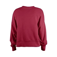 New Era Girl's Burgundy Washington Commanders Flip Sequin Sweatshirt