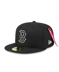 New Era Men's Black Boston Red Sox 59FIFTY Fitted Hat