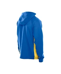 New Era Men's Royal Los Angeles Rams Combine Authentic Raglan Scuba Full-Zip Hoodie