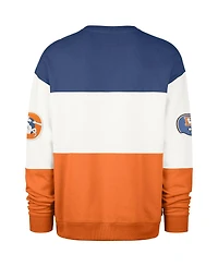 '47 Brand Men's Royal/Orange Denver Broncos Throwback Breeze Maximalist Sweatshirt