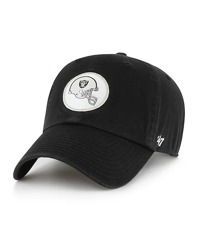 '47 Brand Men's Black Las Vegas Raiders Hard Hat Clean Up Adjustable Hat