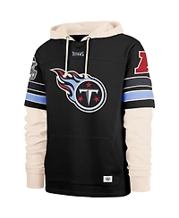 '47 Brand Men's Black Tennessee Titans Split Zone Cornerback Duo Hoodie