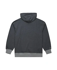 Mitchell & Ness Men's Heather Black Washington Commanders Legacy Collection Raglan Fleece Hoodie