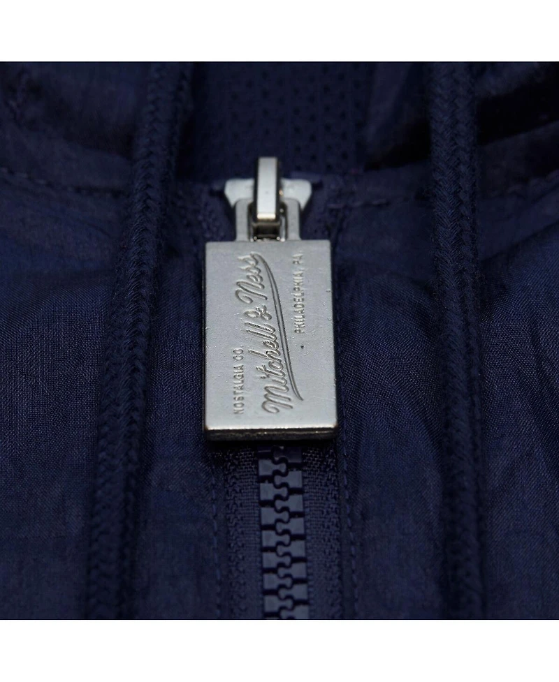 Mitchell & Ness Men's Navy Tennessee Titans Playmaker Full-Zip Windbreaker Jacket