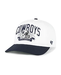 '47 Brand Big Boys and Girls White Dallas Cowboys Prime Play Hitch Adjustable Hat