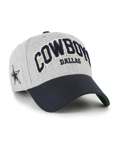 '47 Brand Men's Heather Gray Dallas Cowboys Standish Mvp Adjustable Hat