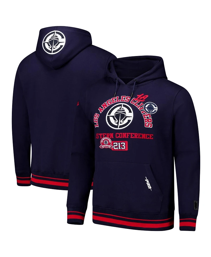 Pro Standard Men's Navy La Clippers Area Code Pullover Hoodie
