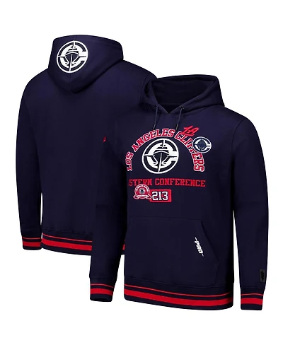 Pro Standard Men's Navy La Clippers Area Code Pullover Hoodie