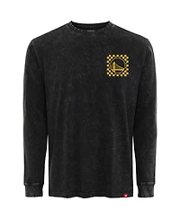 Sportiqe Men's Black Golden State Warriors Bono Long Sleeve T-Shirt
