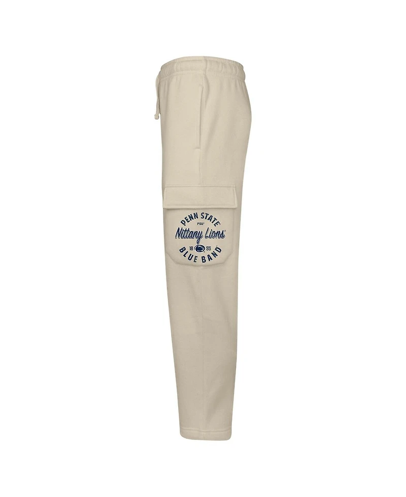 Outerstuff Big Boys and Girls Cream Penn State Nittany Lions All Around The World Fleece Sweatpants