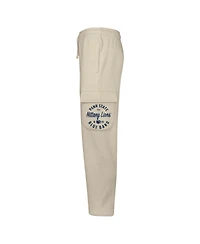 Outerstuff Big Boys and Girls Cream Penn State Nittany Lions All Around The World Fleece Sweatpants