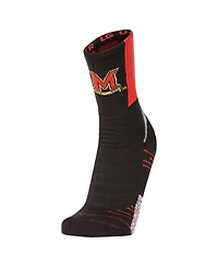 Under Armour Men's Black Maryland Terrapins Sideline Playmaker Crew Socks