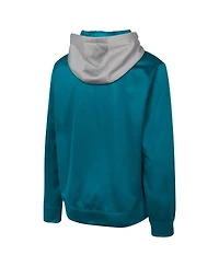 Outerstuff Men's Teal Jacksonville Jaguars Replay Fashion Graphic Full-Zip Hoodie Jacket