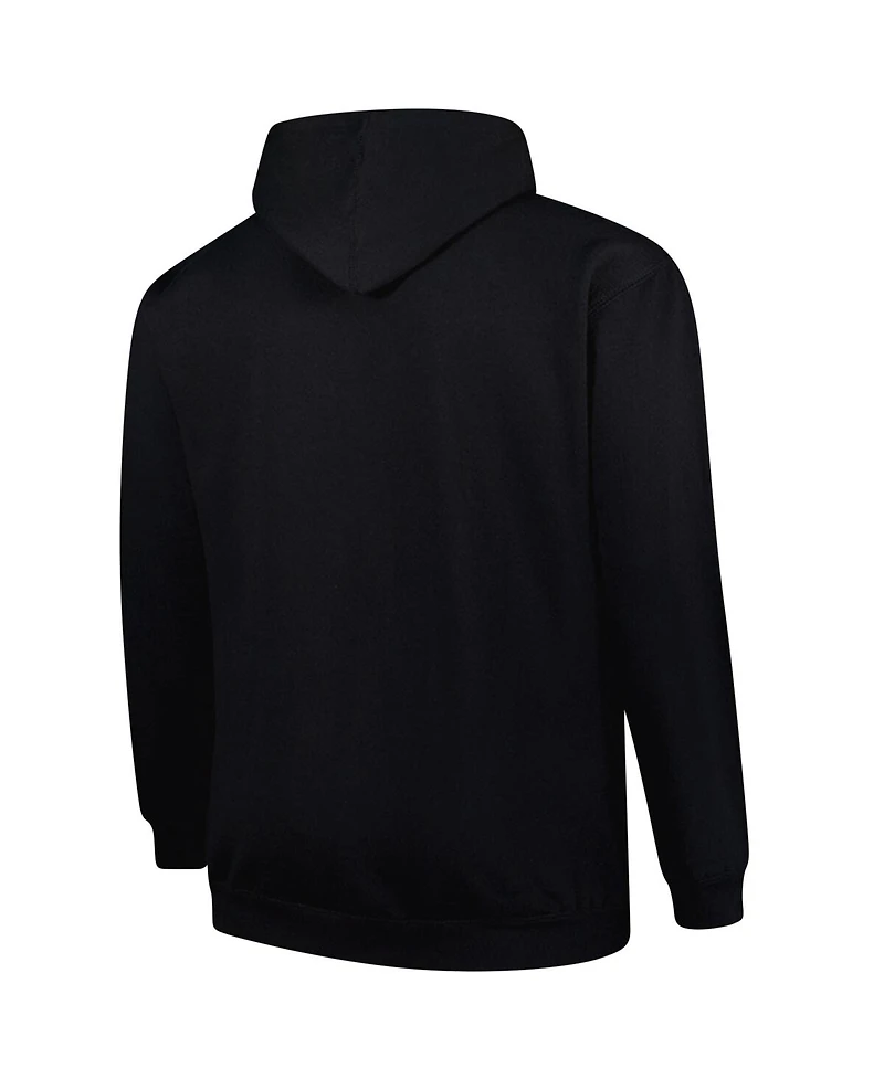 Fanatics Men's Black Atlanta Falcons Big Tall Pop Pullover Hoodie