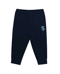 Outerstuff Toddler 2-Piece Deep Sea Blue/Light Blue Seattle Kraken Puck Hero Fleece Hoodie and Sweatpants Set